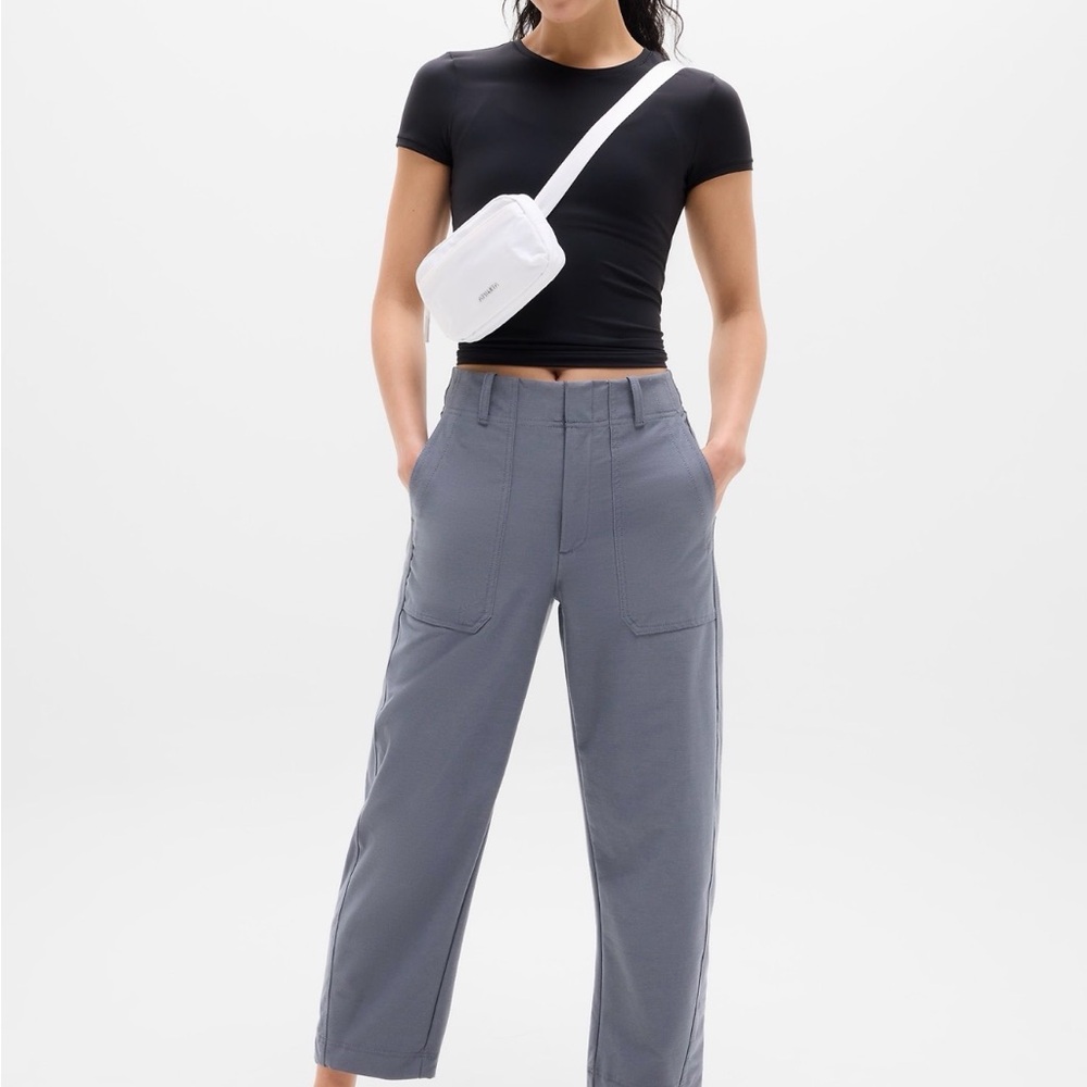 Athleta skyline utility barrel pant nwt 10 slate blue/gray